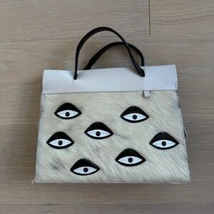 Min & Mon All Over Eyes Bag White